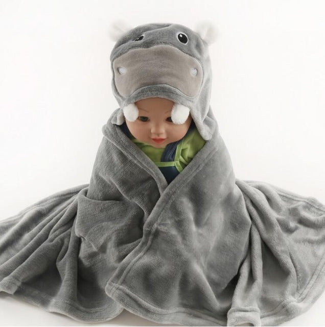 Baby Fleece Animal Dressing Gown