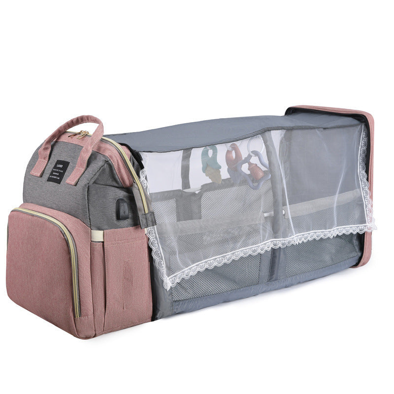 Baby Change Bag With Crib