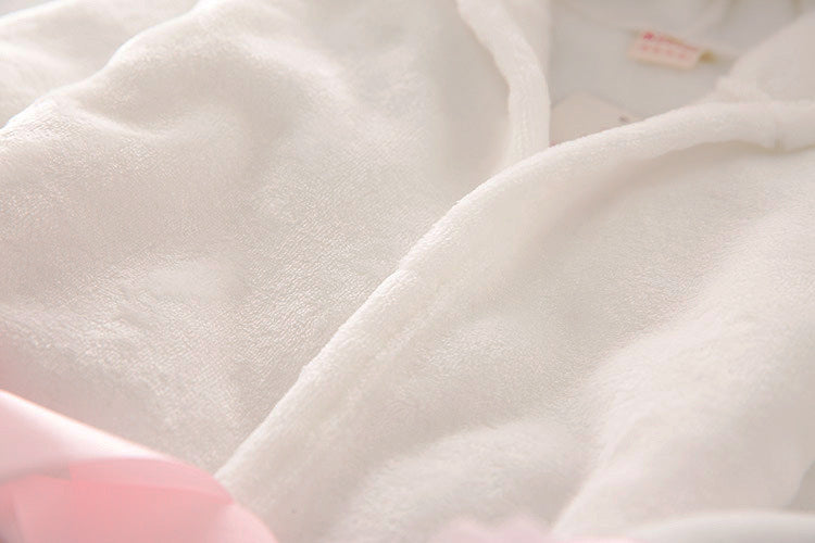 Soft Flannel Animal Character baby bathrobe dressing gown
