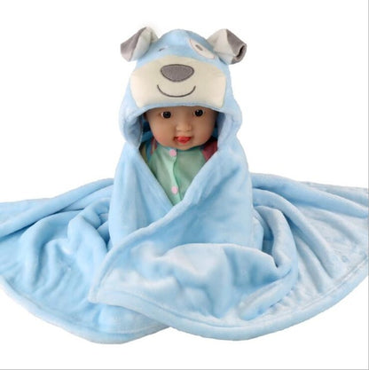 Baby Fleece Animal Dressing Gown