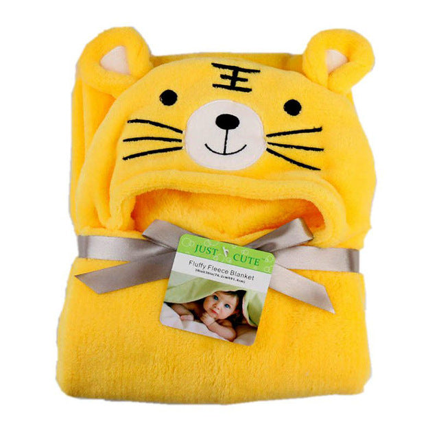 Baby Fleece Animal Dressing Gown