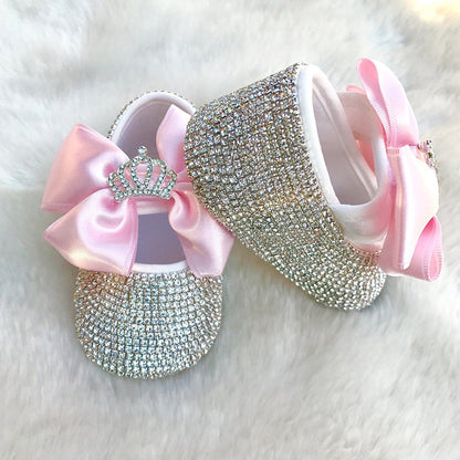 Baby Girls Rhinestone Princess Shoes