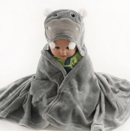 Baby Fleece Animal Dressing Gown