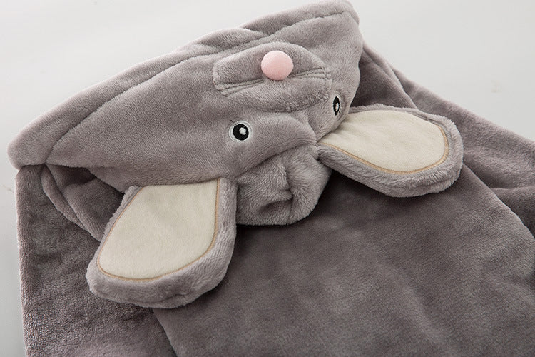 Soft Flannel Animal Character baby bathrobe dressing gown