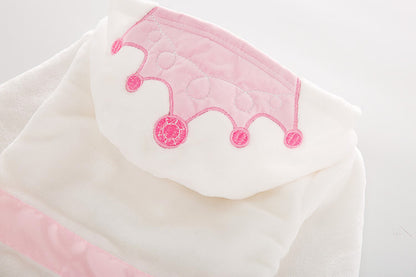 Soft Flannel Animal Character baby bathrobe dressing gown