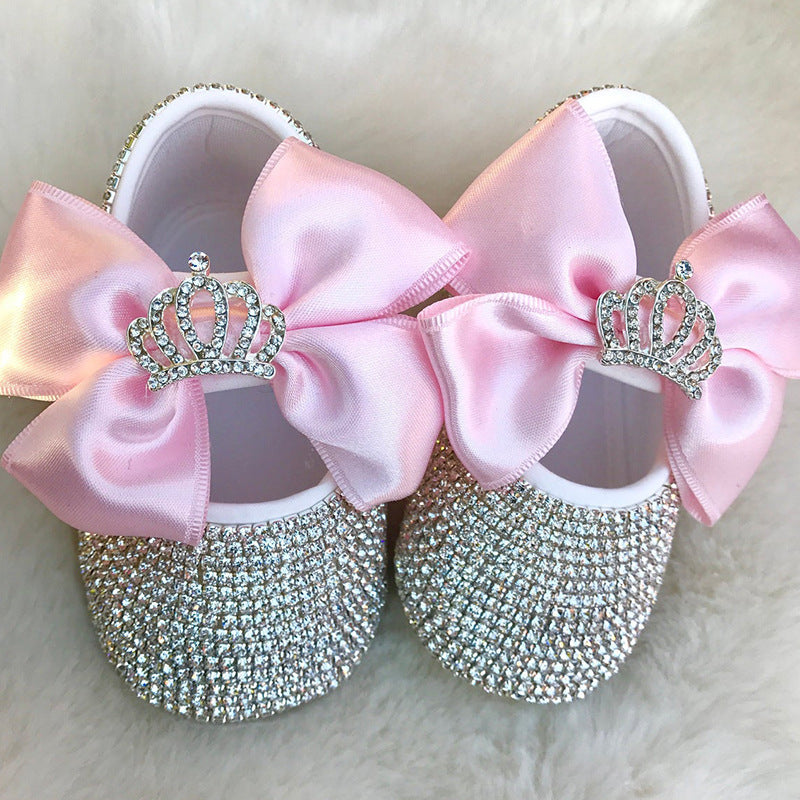 Baby Girls Rhinestone Princess Shoes