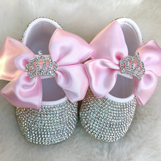 Baby Girls Rhinestone Princess Shoes