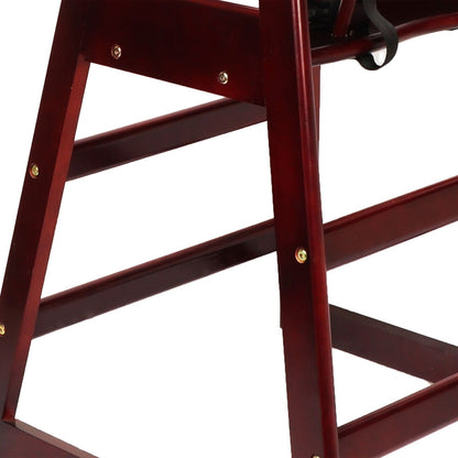 Baby/Toddler Wooden Double Feeding, Portable, Easy To Clean Baby Booster High Chair