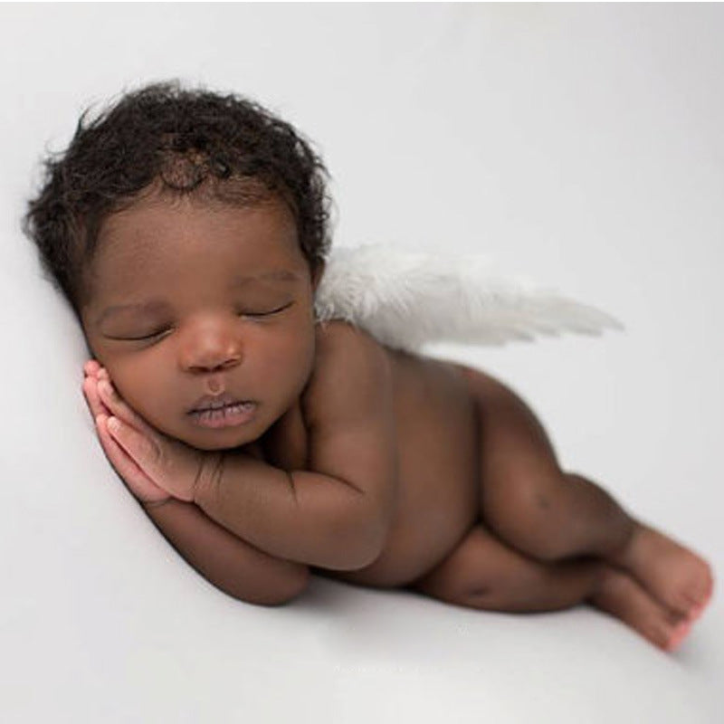 Crown Headband And Angel Feather Wings Baby Photo Props