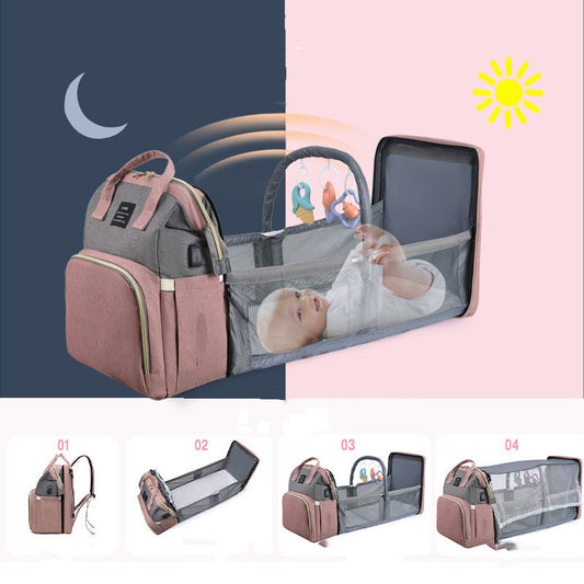 Baby Change Bag With Crib