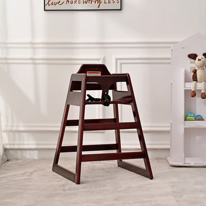 Baby/Toddler Wooden Double Feeding, Portable, Easy To Clean Baby Booster High Chair