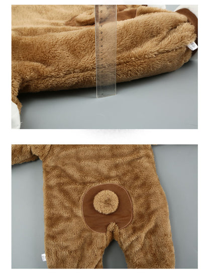 Cute Bear Baby Onesie,  Indoor, Outdoor, Soft Cotton Romper.  Boy/Girl