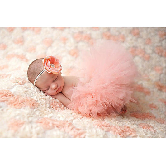 Newborn Photo prop Tutu and headband